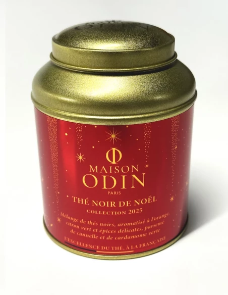 Collection de Noël Thé noir de Noël 2025 à 16,50 € chez Maison ODIN L'excellence du thé à la Française