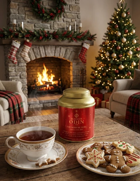 Collection de Noël Thé noir de Noël 2025 à 16,50 € chez Maison ODIN L'excellence du thé à la Française