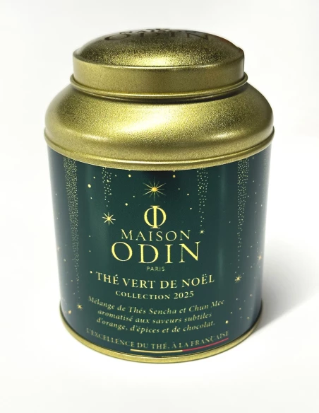 Collection de Noël Thé vert de Noël 2025 à 16,50 € chez Maison ODIN L'excellence du thé à la Française